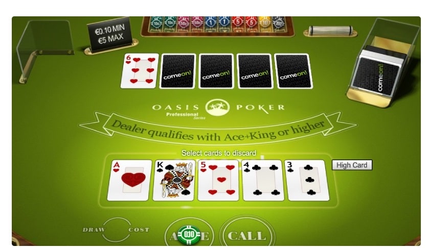 Hướng dẫn chơi Caribbean Stud Poker trực tuyến